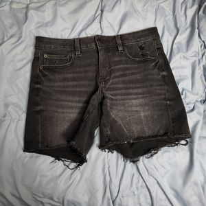 AE Low Rise Denim Midi Short